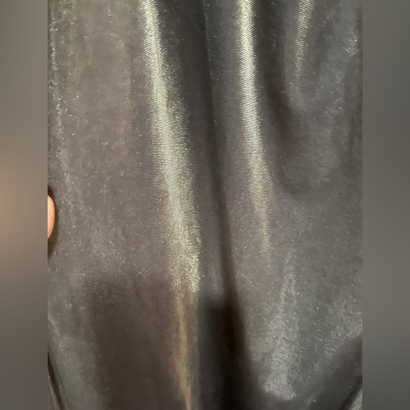 Nine West - grey / silver velvet pull on pants - soft and flowy- size Large - Picture 4 of 5